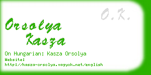 orsolya kasza business card